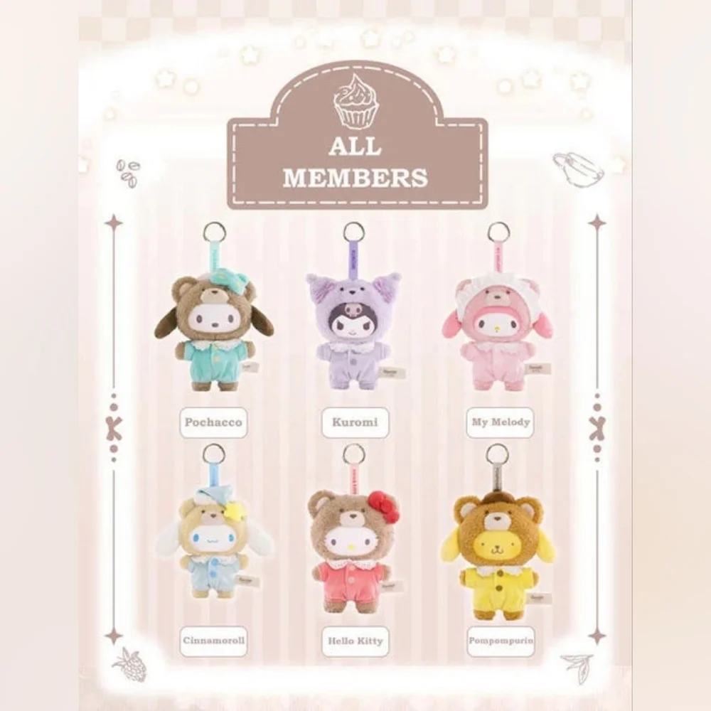 Sanrio Latte Baby Plush My Melody Peach Latte TOP TOY Blind Box Confirmed
